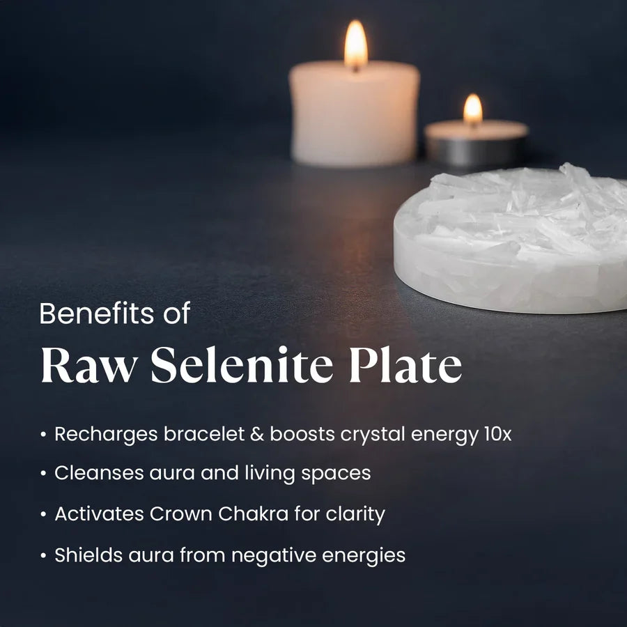 OM Pyrite Wealth Combo with FREE Raw Selenite Plate