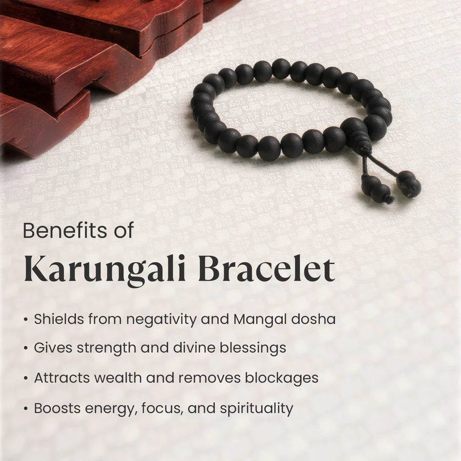 Karungali Malai (6mm, 108+1 Beads) – With Free Karungali Bracelet Gift with Govt. Certification