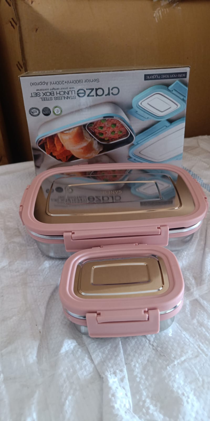 stainless Steel Lunch Pack for Office & School Use - Springkart 