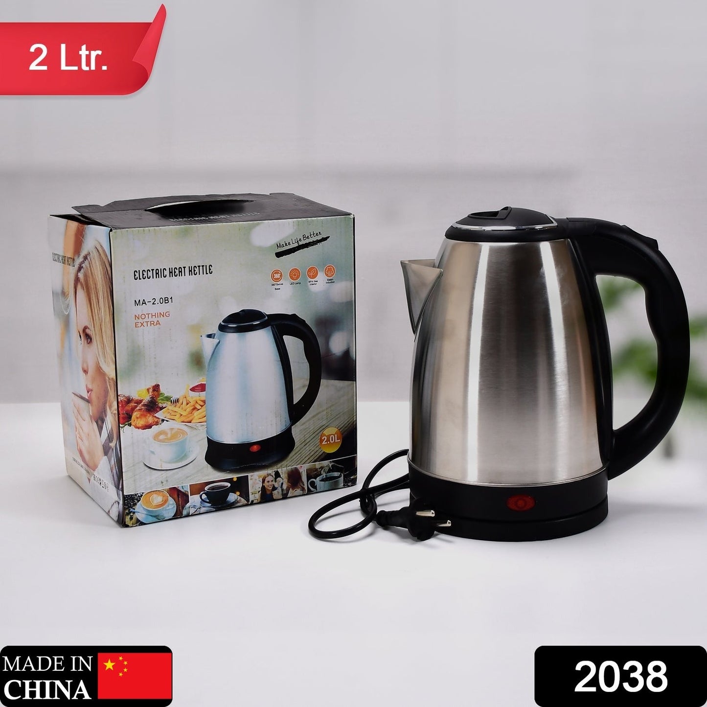 Electric kettle for boiling water quickly.