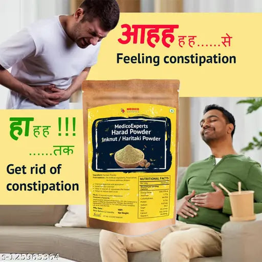 MedicoExperts Haritaki Powder | 100% Pure Inknut Powder for dark circles, Face, Skin & Healthy Digestion | Harde Powder | Kadukkai Powder | Harad Powder (200gms)