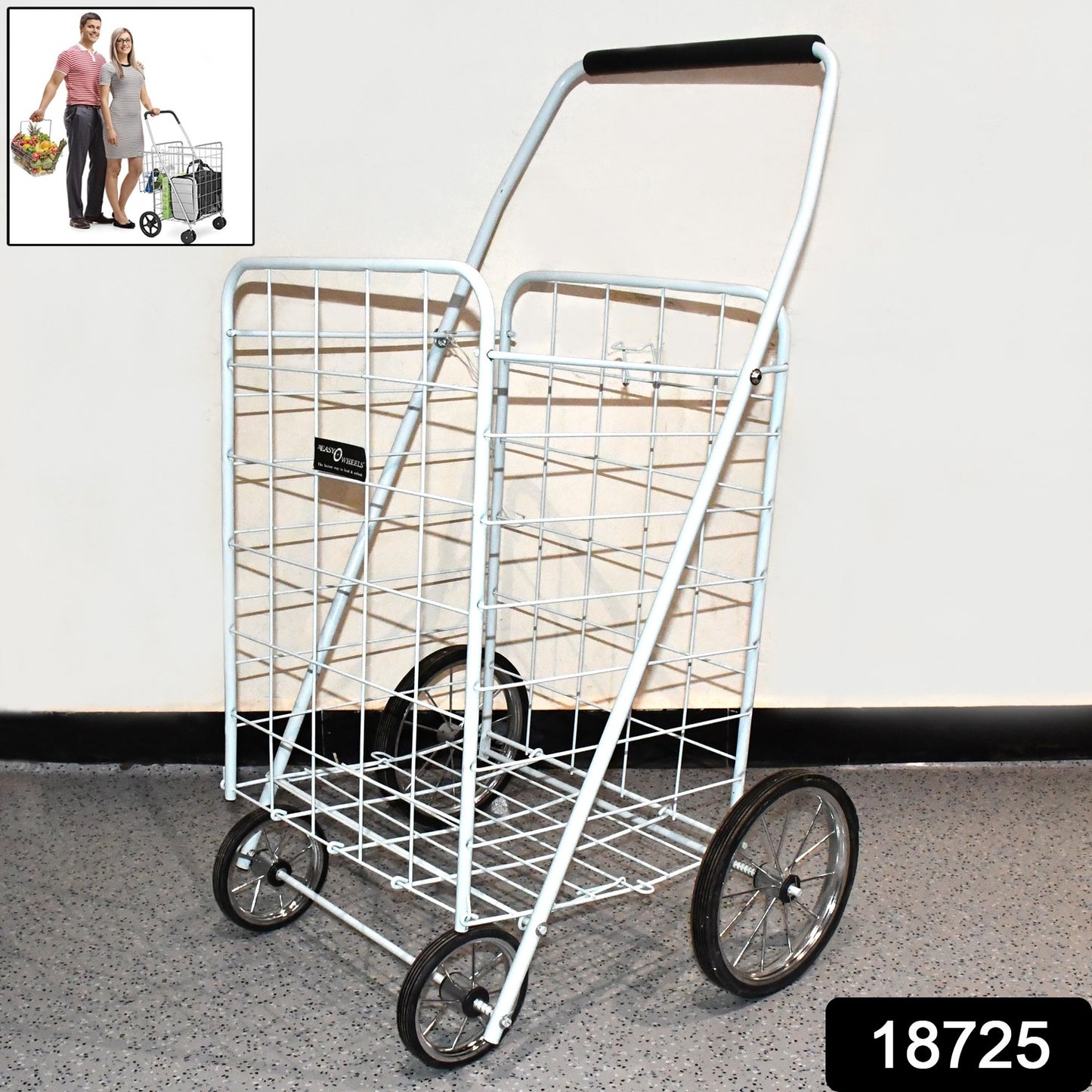 Foldable Shopping Trolley With Wheels ( Moq - 2 Pc) - Springkart 