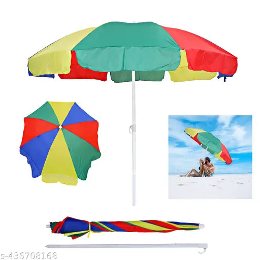 6ft/36Inch Without Stand Outdoor Garden Big Size Umbrella For Shop Hotels And Restaurent-Green/Yellow/Red