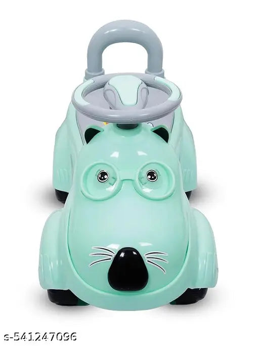 Kids Scooby Ride on Magic Car with Music and Lights, Tricycle for Kids with Back Support