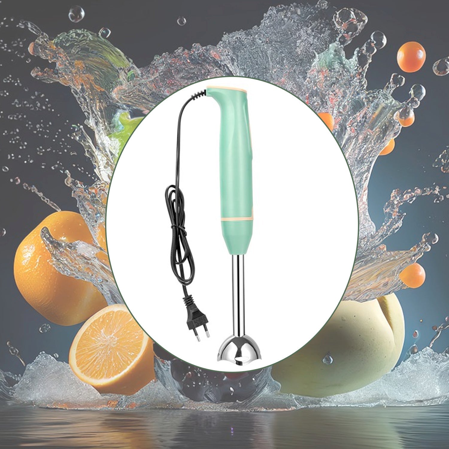 Hand Blender Multi-Purpose Hand Blender, 400W Handheld Blender High Speed Blender Stainless Steel Handheld Stick Blender For Smoothies, Puree Baby Food and Soups - Springkart 