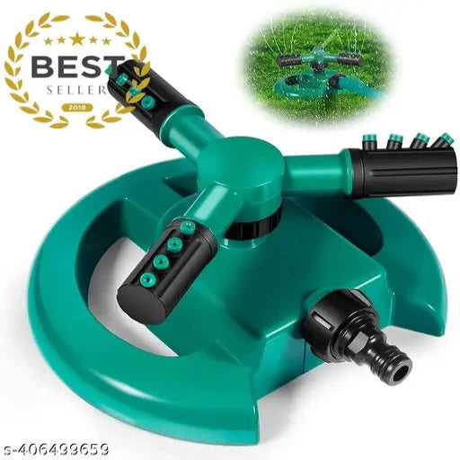 Lawn Sprinkler Garden Sprinkler Automatic 360 Rotating Adjustable Large Area