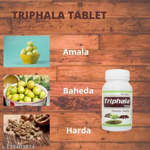 Ganga Triphala Tablet Ayurvedic Medicine (500 gm) - Springkart 