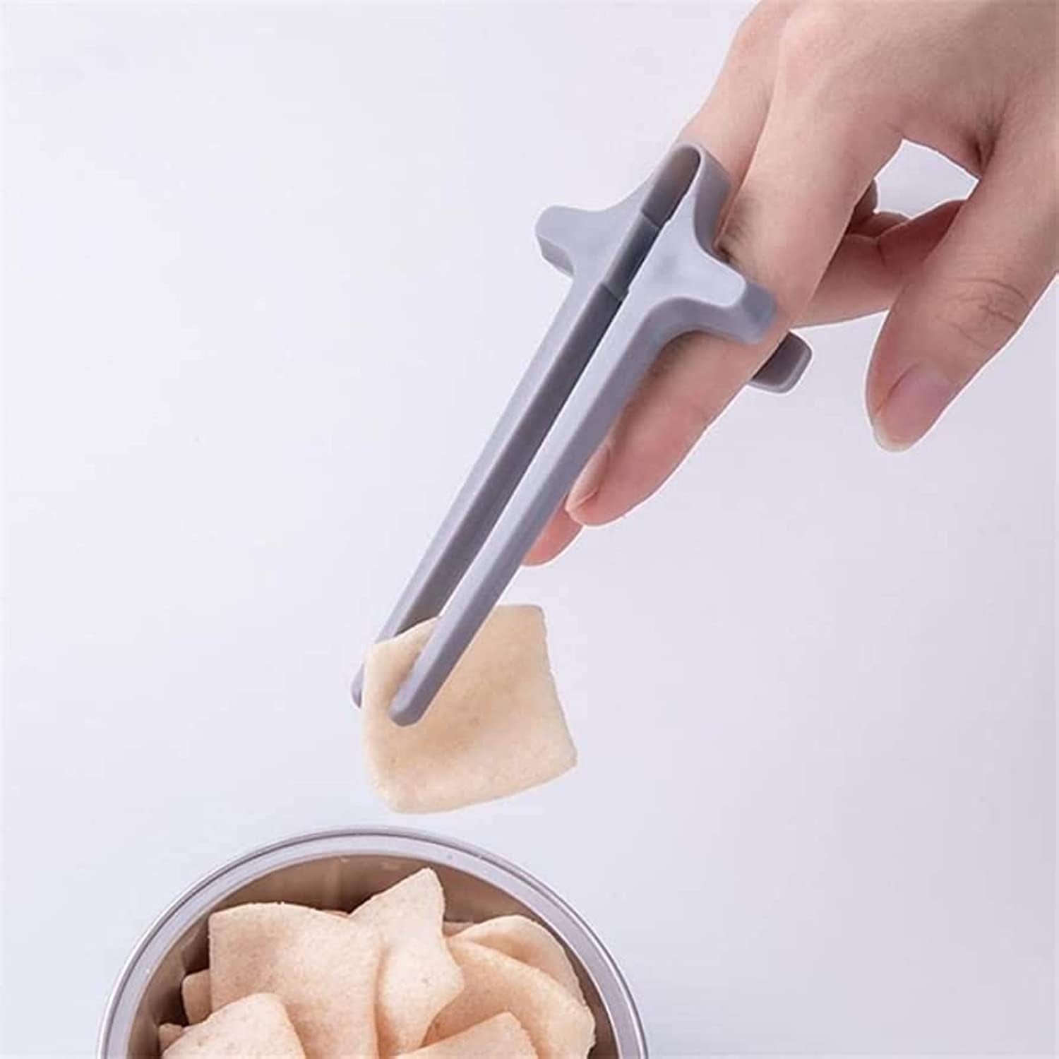 Plastic Finger Chopsticks For Gamers Snack Clips (1 Pc) - Springkart 