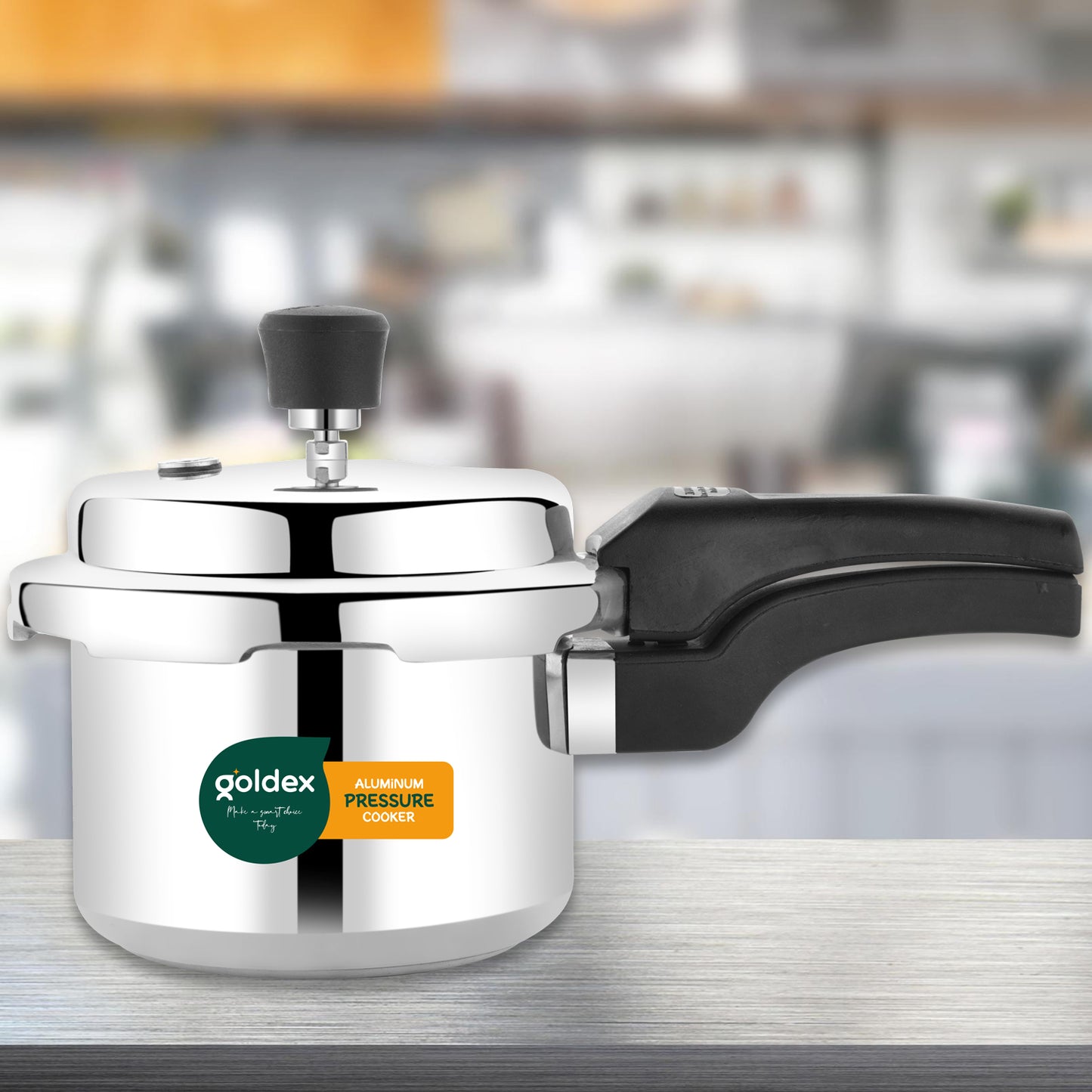 Aluminium Classic Goldex Pressure Cookers With Outer Lid (2 Litres) - Springkart 