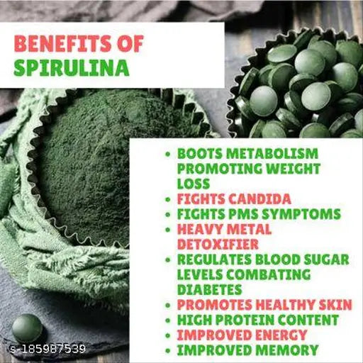 Spirulina Capsules - Springkart 