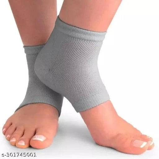 Silicone Gel Moisturized With Oil Infused, Soft Cotton Heel Socks Used For Winter Summer - Springkart 