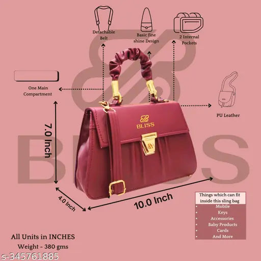 Gorgeous Stylish And Elegant Fashionable Women Slingbags