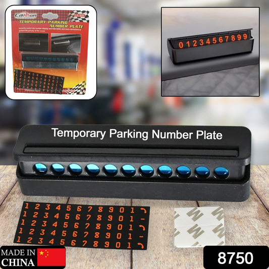 8750 Temporary Car Parking Mobile Number Display With Magnetic Numbers Stickerscar Parking Magnetic Mobiletelephone Number Plate (1pc) - Springkart 