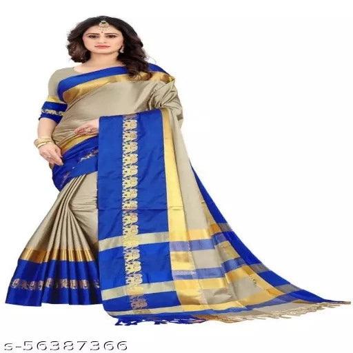 Hathi Design Cotton Silk Saree Enugu Saree Anugu - Springkart 