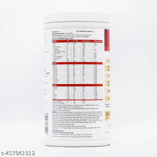 Vestige Veslim Shake for Weight control & Management Nutrition Drink _500gm (Vanilla Flavored)