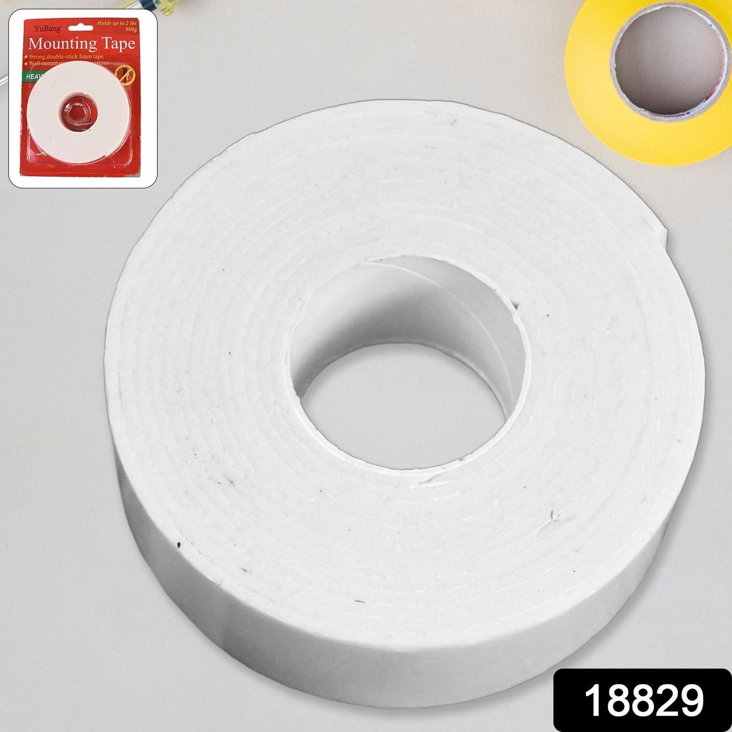 Strong Double Sided Tape Foam Mounting Tape (1 Pc Big) - Springkart 