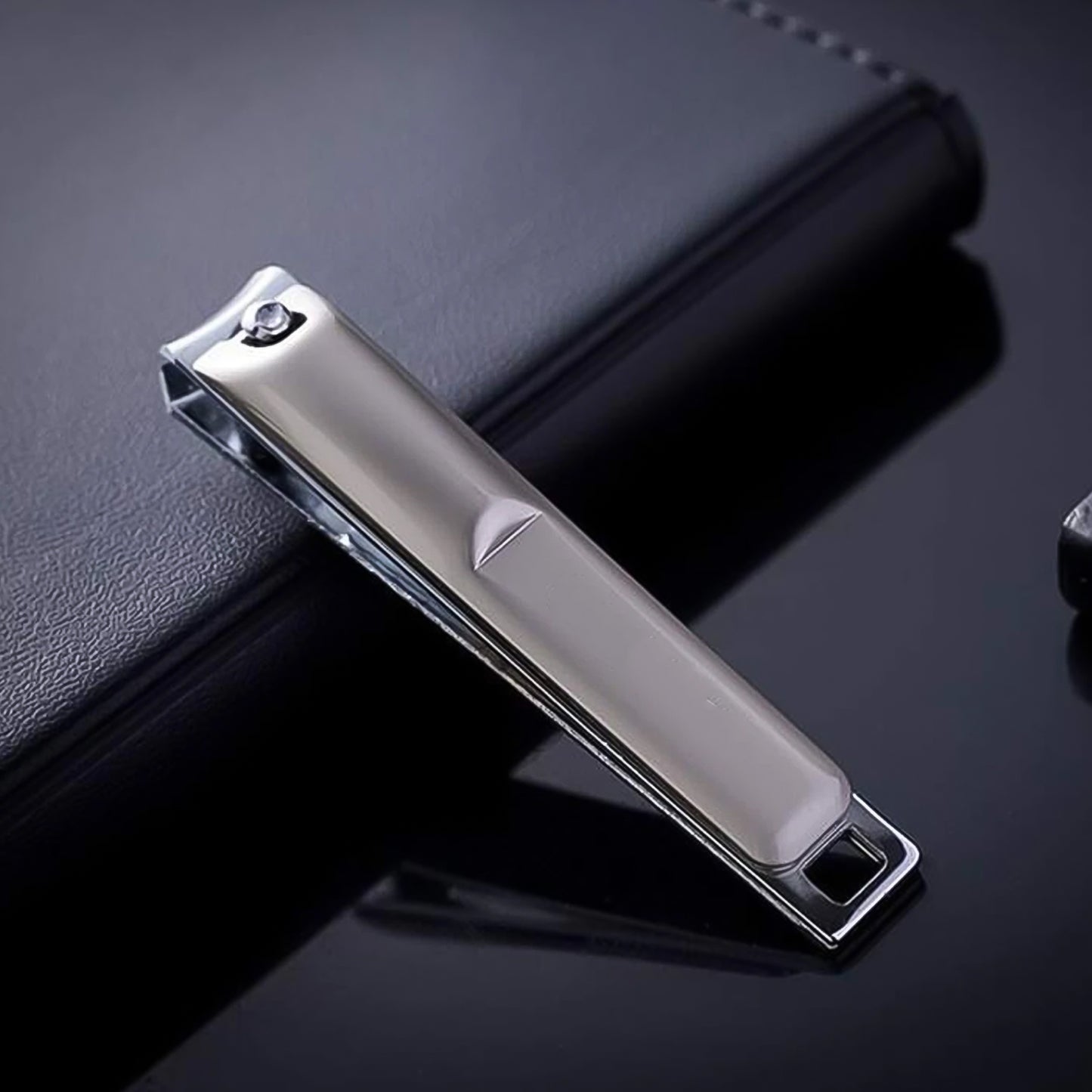 Stainless Steel Folding Portable Large Nail Clippers With Nail File (1 Pc) - Springkart 