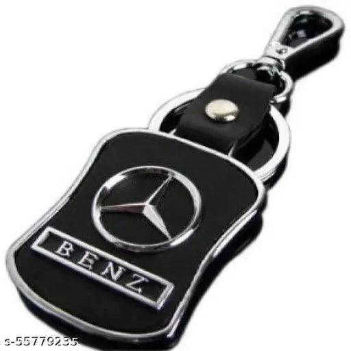 Alexus LEATHERITE BLACK Locking Key Chain - Springkart 