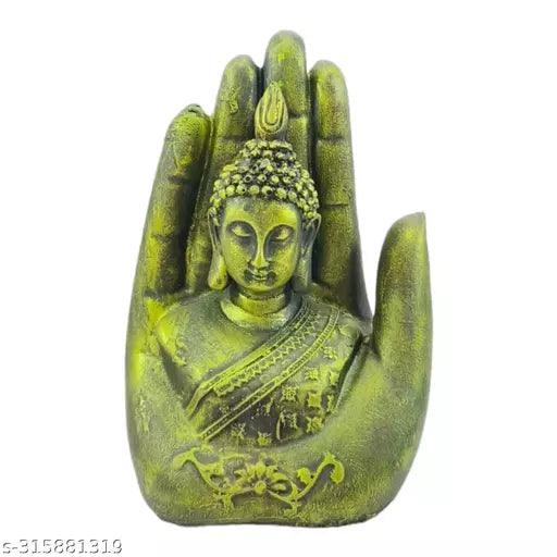 Palm Buddha Idol for Home Decor;Hand Buddha Decoration Statue - Springkart 