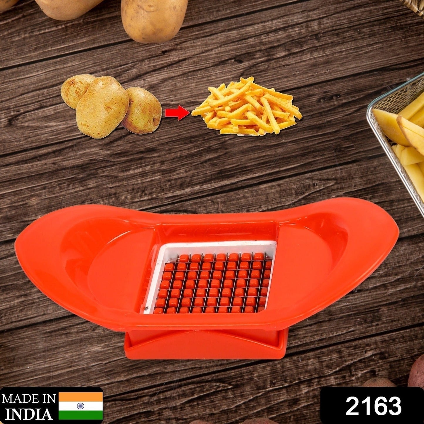 French Fry Fries Cutter Peeler Potato Chip Vegetable Slicer Cooking Tools Finger Chips Cutter - Springkart 