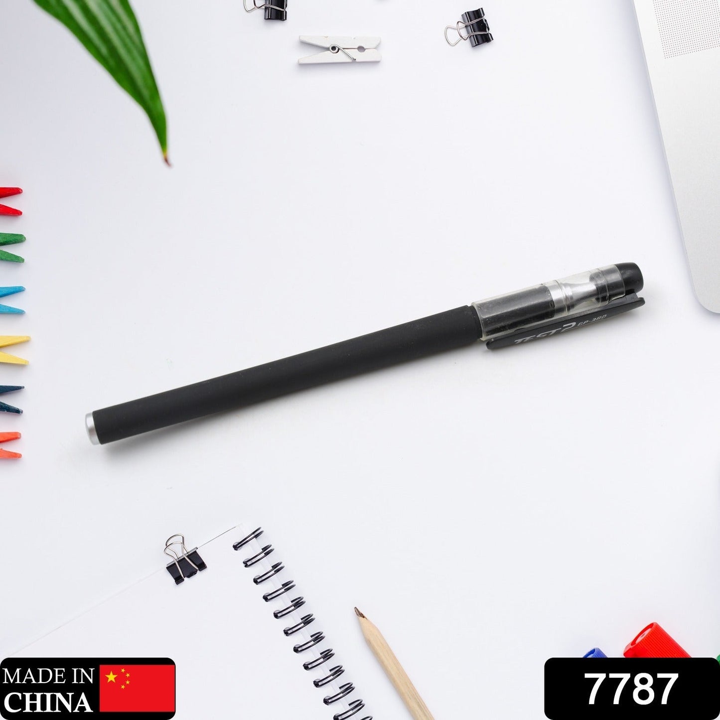 Black Writing Pens Ballpoint Black Ink Gel Pen Party Gift Gel Ink Pens Funny School Stationery Office Supplies, Examination Gel Pen, Highlighter Pens Study Gel Pen (1 Pc) - Springkart 