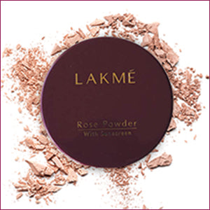 Lakme Rose Loose Face Powder, Matte Finish & Poreless Look, Oil Control & Sun Protection For Long Hours, Suitable for oily skin, Soft Pink, 40g - Springkart 
