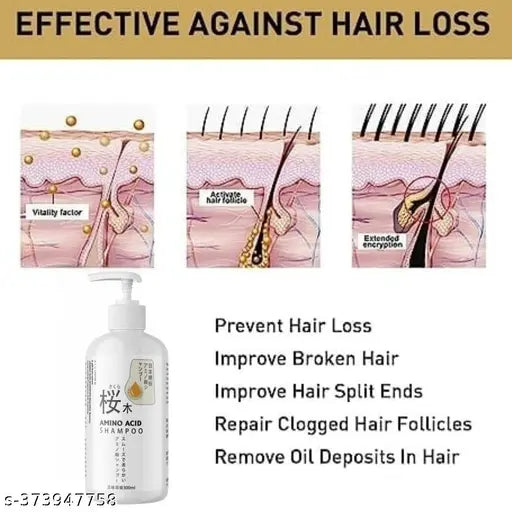 Japan Evening Sakura Tree Shampoo, Thick and Smooth Hair (Pack of, 2) - Springkart 