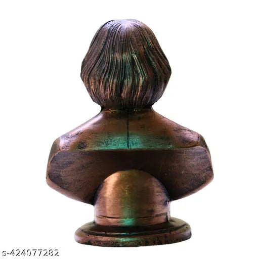MISS PEACH APJ Abdul Kalam Bust Showpiece | Bronze Finish Inspirational Decor | Motivational Table Statue for Office, Study, Home & School | Compact 4.9 Inch Height | Tribute to Missile Man of India | Educational Gift Item