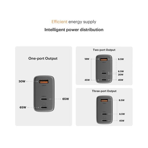 Noise Power Series GaN charger (65W, Black)