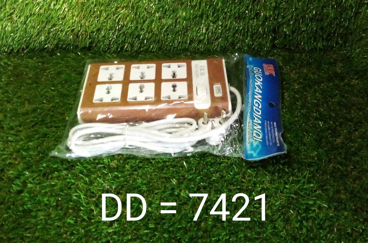 Extension Board 250V 6 Way Extension Board - Springkart 