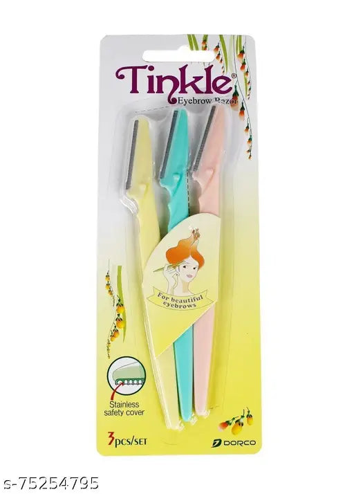 Tinkle Eyebrow Razor/Shaper (Set of 3 Pcs.)