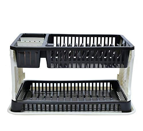 Kitchen Organizer Rack with Water Storing Tray / Dish Rack - Springkart 