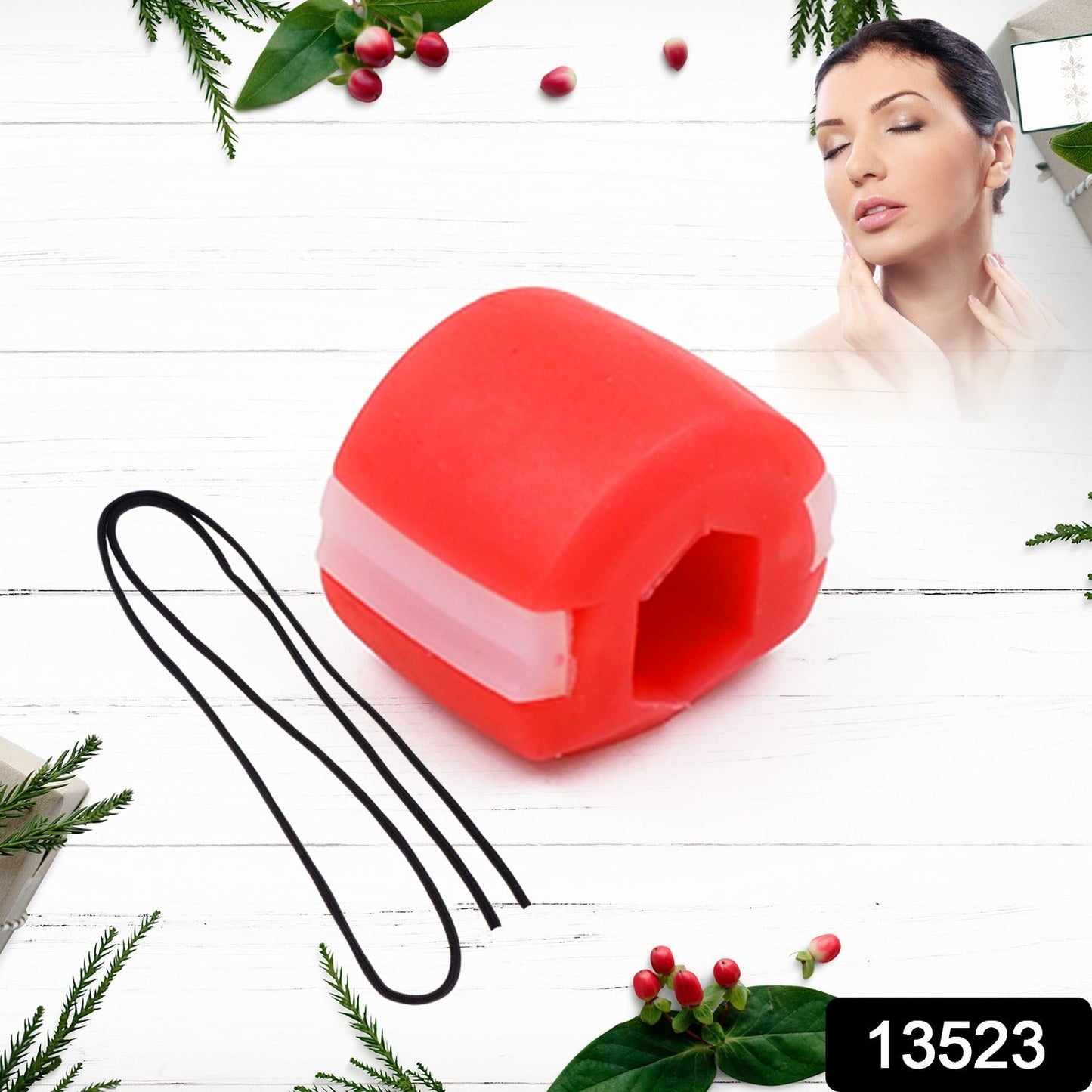 Cn Red Mouth Exerciser Used To Gain Sharp And Chiselled Mouth Easily And Fast. - Springkart 
