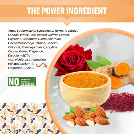 KURAIY Neem Aloe Vera,Vitamin C & Ubtan Skin Whitening Brightening Face wash, Tan Removal Face wash, Oil Control, Spot Removal And All Skin Types Face wash (225ML) Combo