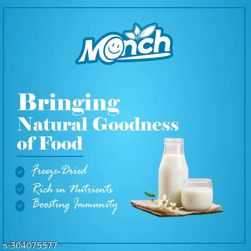 Monch Camel Milk Powder - Camel Milk Powder Helps In Height - Reduces Hyperactivity Improves Blood Sugar Levels and Immunity Freeze-Dried Pure & Natural 20gms x 5 |100gms