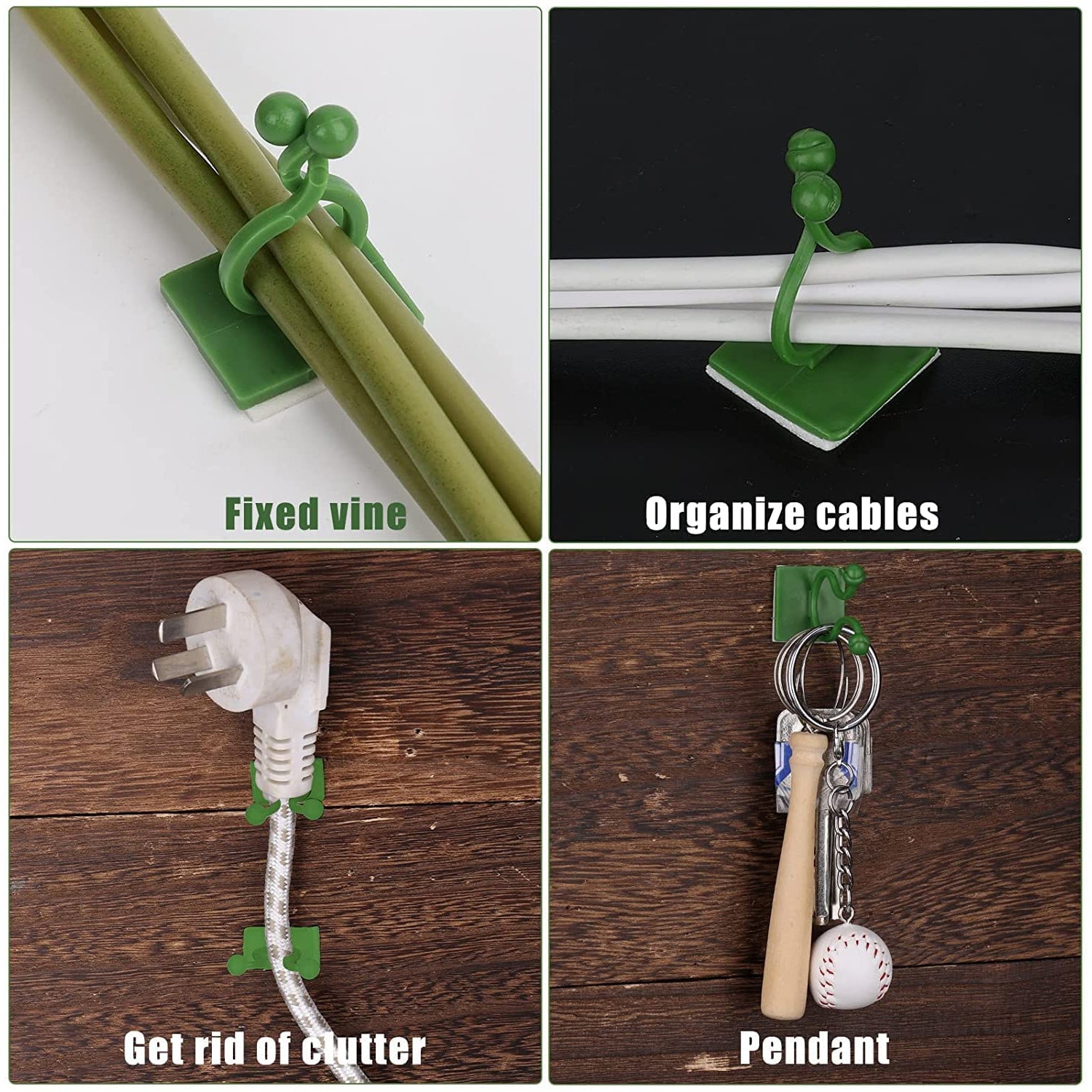 6156a 30pcs Wall Plant Climbing Clip Widely Used For Holding Plants And Poultry Purposes And All. - Springkart 