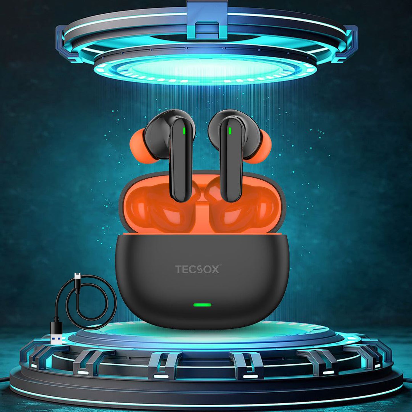 Audiox Bluetooth Earbuds 40 Hr Powerful Bass (1 Pc) - Springkart 