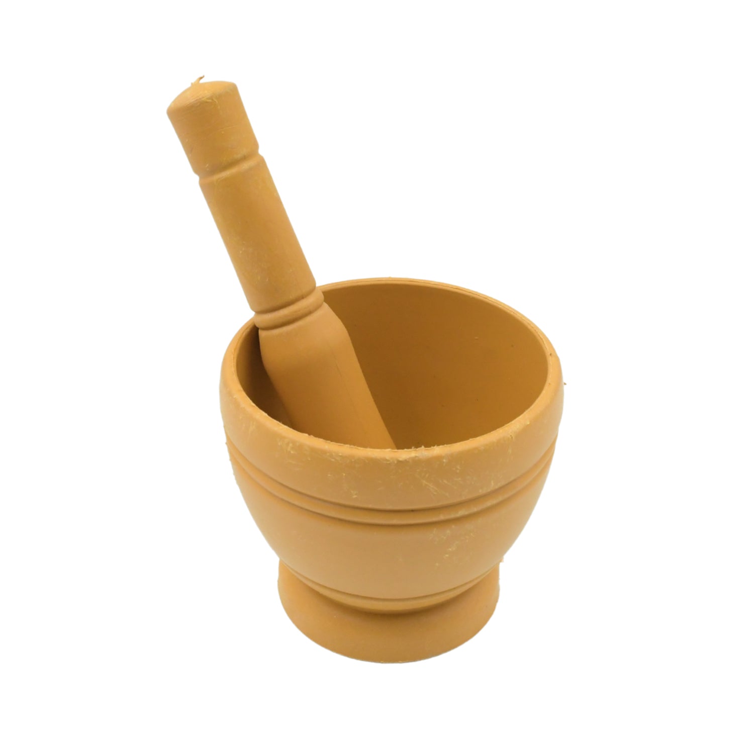7193 Mortar And Pestle Set For Spices Okhli Masher Khalbatta Kharal Mixer Natural Traditional Grinder And Musal Well Design For Kitchen Home Herb - Springkart 