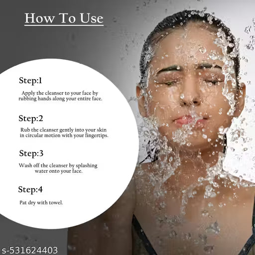 Globus Naturals Niacinamide, Pearl & Refreshing Face Wash Combo- Set of 3, 50gm