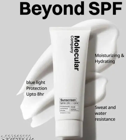 Molecular Company Sunscreen - SPF 50 PA++++ 5% Niacinamide |Clinically tested in USA | Men & women | no grease/white cast (50 g)