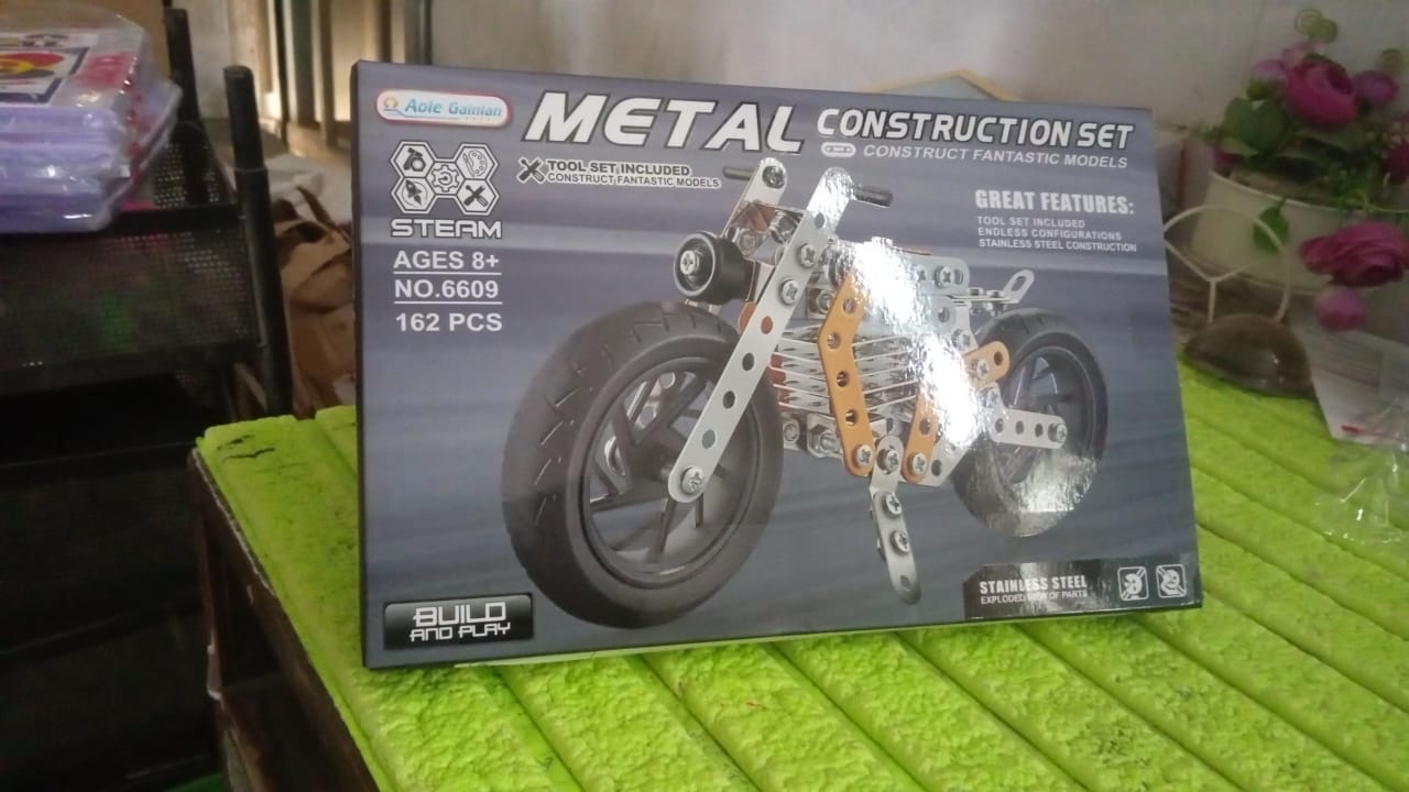 Metal DIY Bike Building Blocks for Kids (bike 162 pc of Bike Tool / 1 Set】 - Springkart 