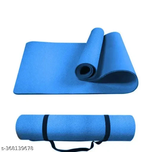 Yoga Mat 4MM WITH HIGH ELASTIC YOGA MAT CARRY STRAP (FREE) DOUBLE COLOR ATTRACTION