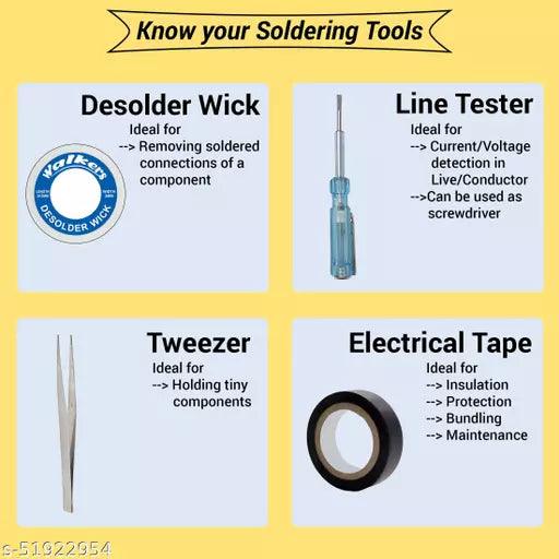 Electronic Gadget New 12 Items New Mobile Soldering and Desoldering Equipment Tool - Springkart 