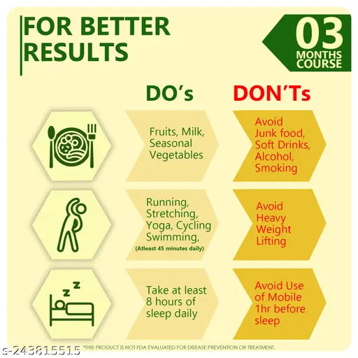 Long Looks Capsules for Boys & Girls | Look Longer – 60 Capsules (60 x 2)