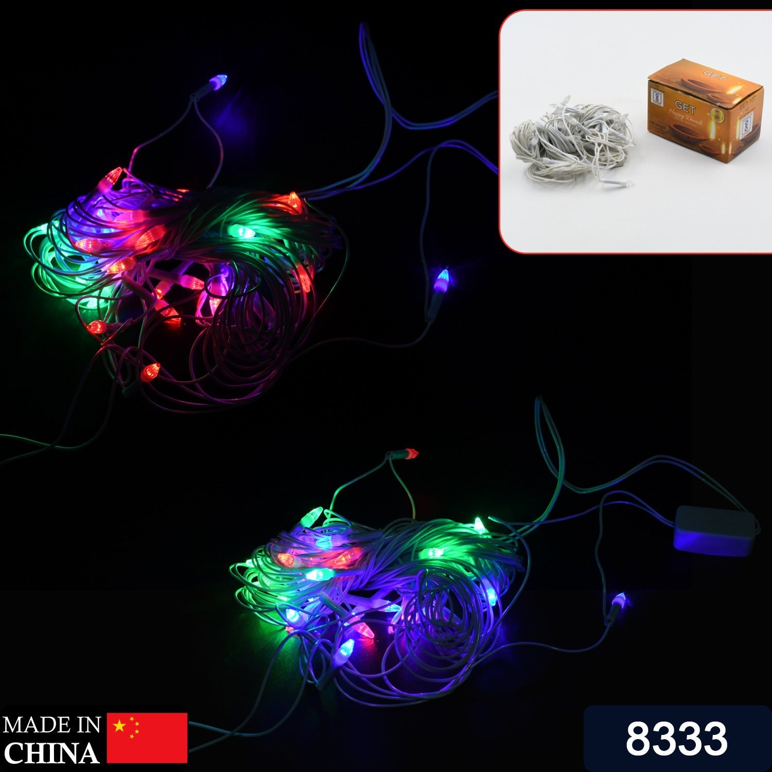 8Mtr Home Decoration Diwali & Wedding LED Christmas String Light Indoor and Outdoor Light (28L 8mtr) - Springkart 