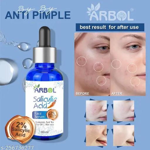 Salicylic Acid FACE serum Professional Anti-Aging & Wrinkle Reducer (40 ml) pack of 02