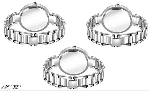 steel belt watches 3x combo