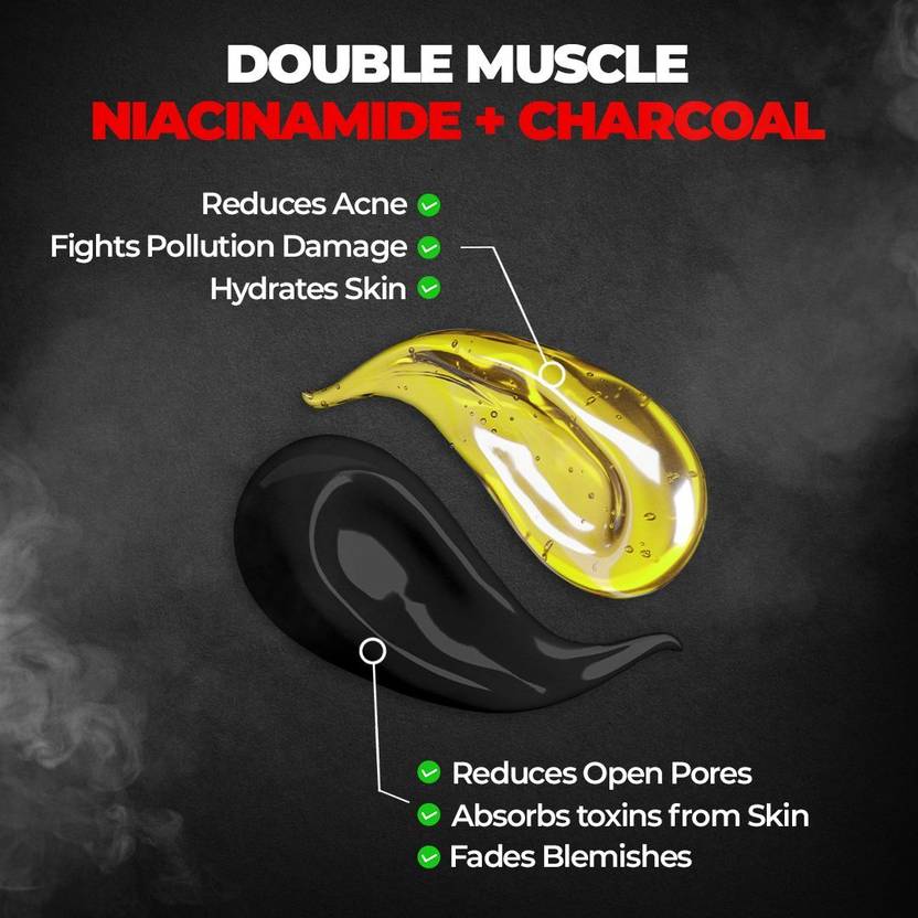 BEARDO Charcoal 4 in 1 Complete Face & Body Detox Kit (4 Items in the set)