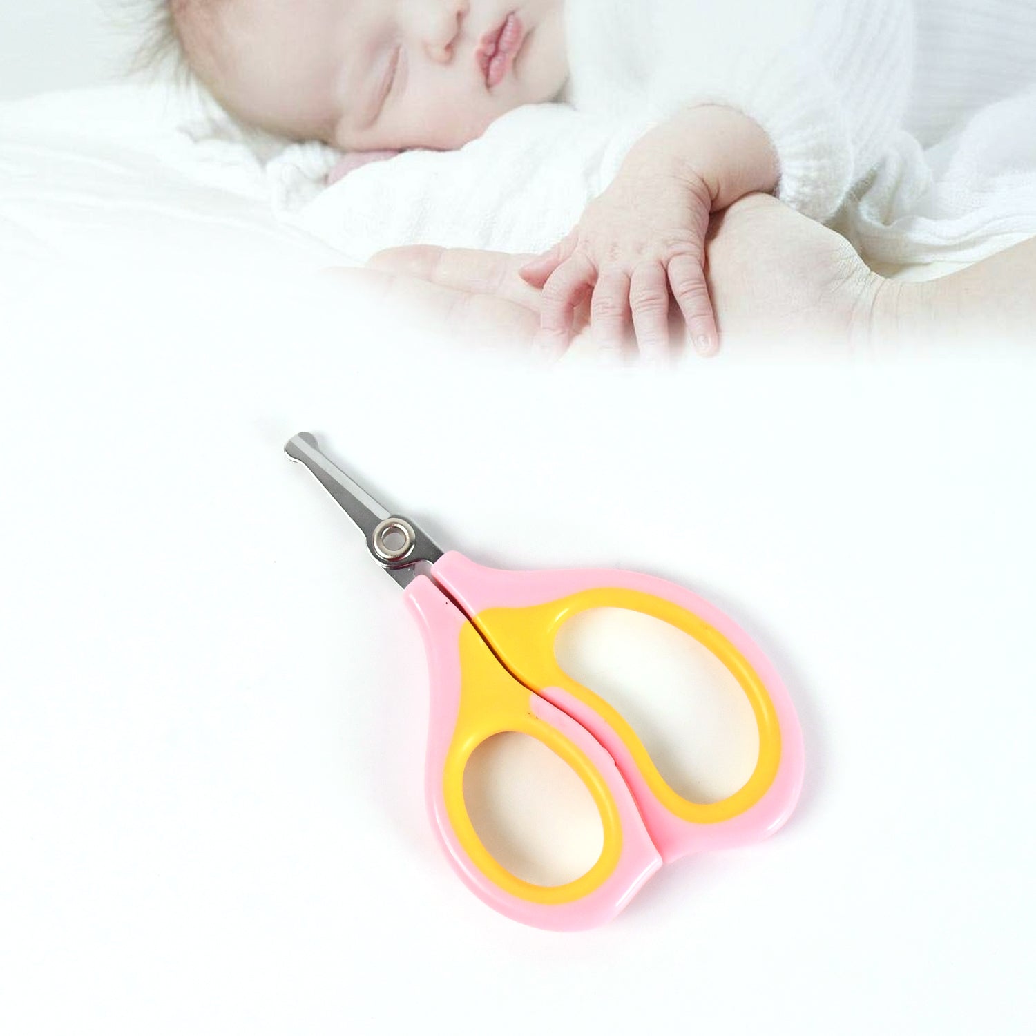 Baby Safety Nail Cutter Scissors For Safe Nail Clipping (1 Pc Mix Color) - Springkart 