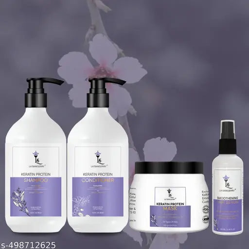 LABANGERRY Keratin Hair Shampoo And Conditioner Thickens and Volumizes Thin Hair Decreases and Keratin